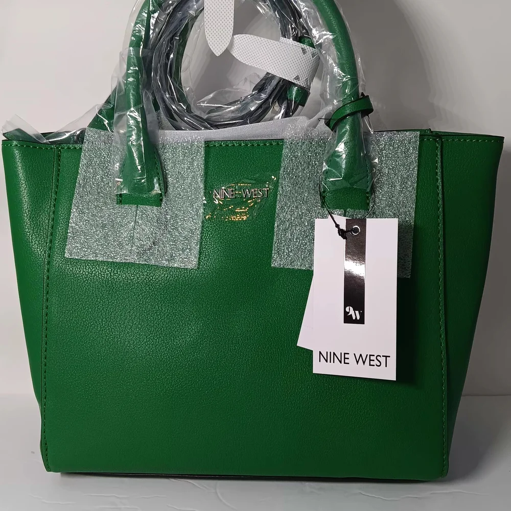 Nine West Emerald Green Satchel Bag